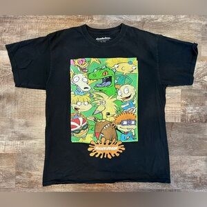 90s Nickelodeon Characters Graphic Tee